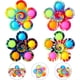 thumbnail image 1 of KATEA Pop Fidget Spinner Juguetes Paquete de 4, Favor de Fiesta Pop Fidget Toy Paquete a Granel, Juego de Juguetes Sensoriales Pop Bubble para Niños, Simple Pop Fidget Spinners TDAH Stre, 1 of 5