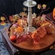 thumbnail image 5 of Fiudx Corona de Velas de Halloween, Diseño de Hojas de Arce y Flores de Naranja, Ambiente Festivo Otoñal, Decoración Versátil para El Hogar, Ideal para La Fiesta de Acción de Gracias, Tamaño 25 X 25, 5 of 6