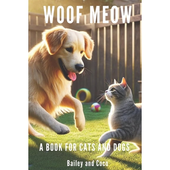 Woof Meow: A Book for Cats and Dogs, (Paperback)