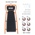 thumbnail image 4 of DNA MOTORING TOOLS-00272 Rampeuse de Voiture à Roulettes avec Appuie-Tête Réglable à 3 Leviers et 6 Roulettes, Capacité de Charge Maximale de 300 Lb, Orange, 4 of 4
