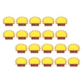 thumbnail image 1 of Uxcell 200pcs Retail Star Burst Signs 3.5"x2.8" para tienda, amarillo (NUEVO), 1 of 6