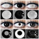 thumbnail image 2 of D'ORELLA-lentes de contacto de colores para Halloween, lentillas de Anime, lentes blancas y negras, uso anual, 1 par, 2 of 4