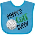 thumbnail image 3 of Inktastic Poppy's Golf Buddy with Golf Ball Boys or Girls Baby Bib, 3 of 4