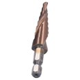 thumbnail image 4 of Steps Drills Bit, Hex Shank Step Drill M35 Grade 4-12mm 9 Size  For Iron, 4 of 8