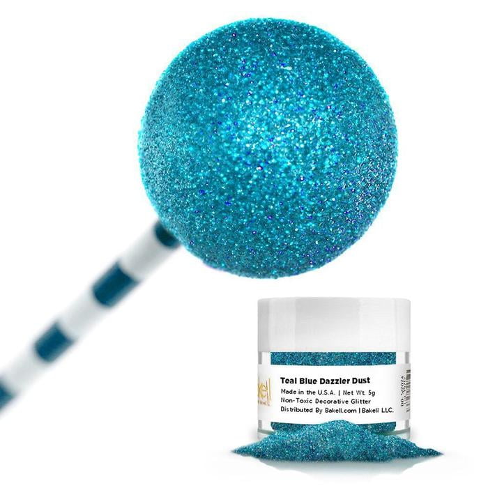 Teal Blue Decorating Dazzler Dust | 5 Gram Jar