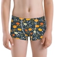 thumbnail image 5 of Yiaed Pumpkin Print Boys' Boxer Briefs Cotton Casual Stretch Comfort Boys Boxers - Kids Boxer Briefs Underwear for Boys (6-18)-X-Small, 5 of 5