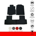 thumbnail image 2 of Ikon Motorsports Floor Mats Compatible with 2012-2016 Honda CR-V OE Factory Style Black Nylon Car Carpet Front Rear Liners 3PCS, 2 of 9