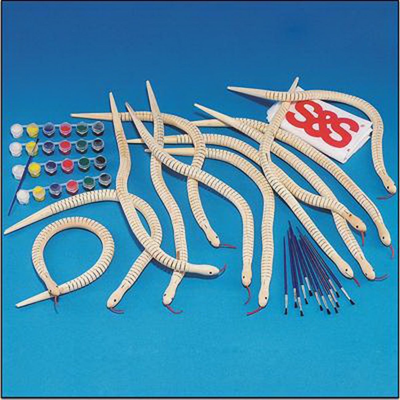 wooden snake craft