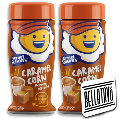 Caramel Popcorn Seasoning Bundle. Includes Two3 Oz Bottles of Kernel