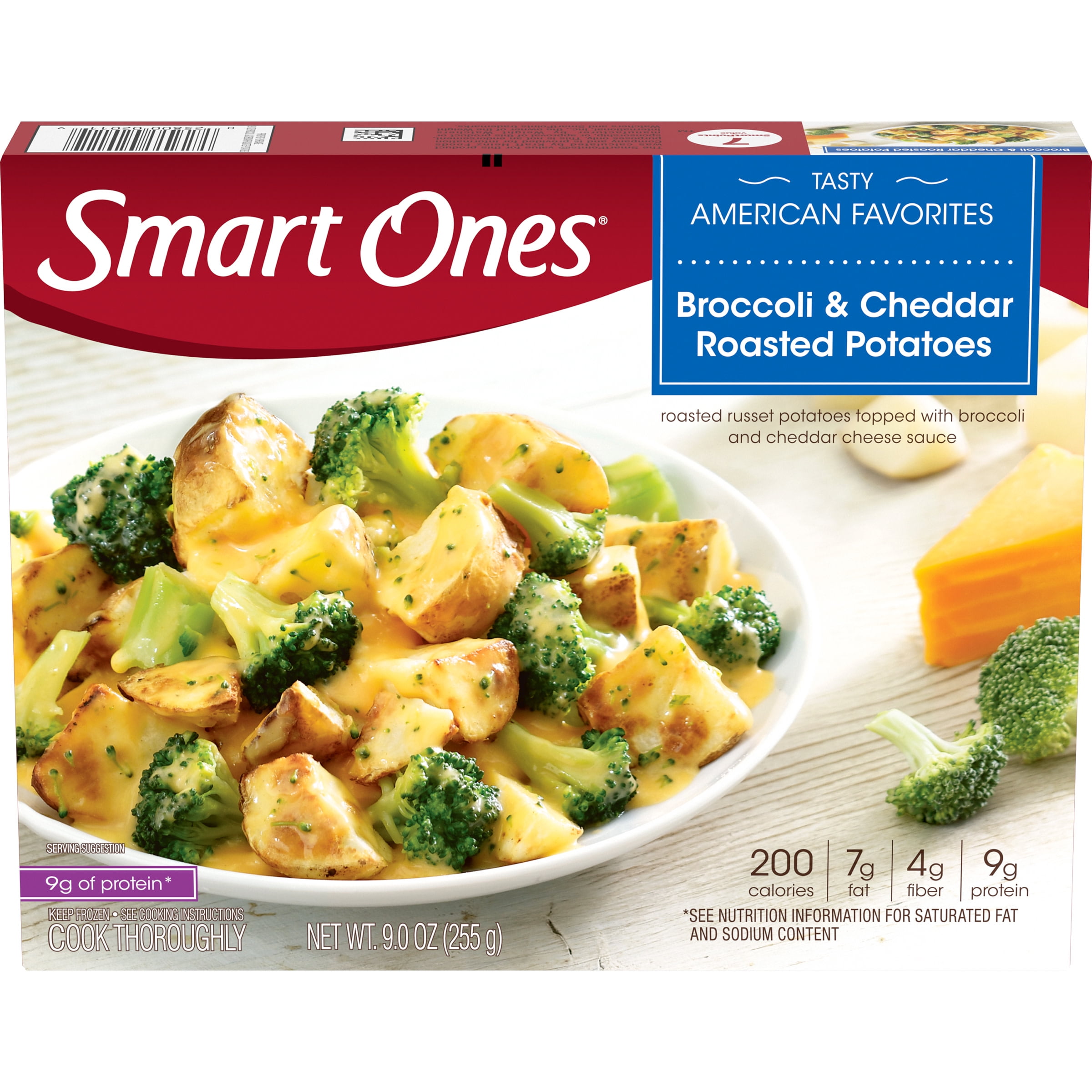 Smart Ones Broccoli & Cheddar Roasted Potatoes Frozen Meal, 9 oz Box