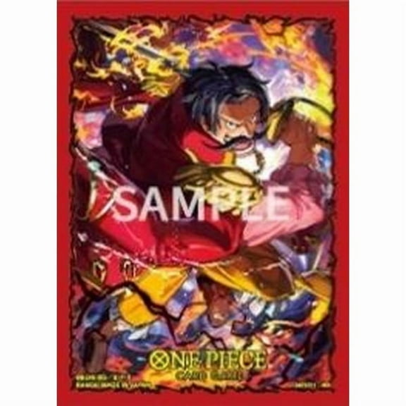 One Piece Card Game Protective Sleeves - Official Sleeve Set 12 - Gol D. Roger - 70ct Sleeves