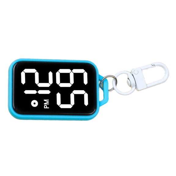 lixuesong Keychain Digital Watch Miniature Timekeeping Device For Backpacks And Belts Electronic Study Clock