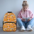 thumbnail image 2 of Pzuqiu Breathable Kids Backpack Lightweight Large Capacity 17 Inch Cute Capybara Print School Bag for Students Ages 6-18 Preschool Elementary Middle High School Back to School Use, 2 of 7
