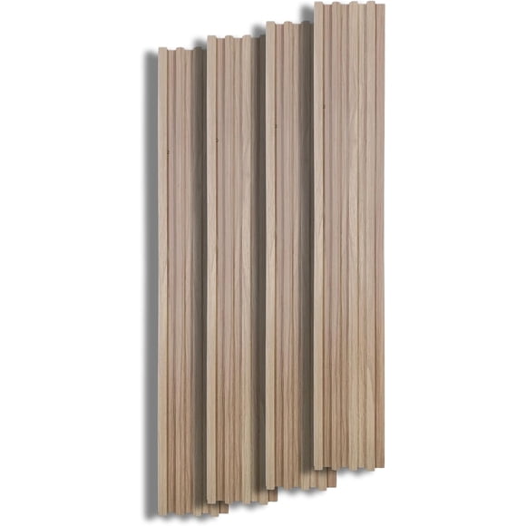 Lambrín Decorativo PVC Encino | Panel para Pared Interior Tipo Madera | Impermeable Sin Mantenimiento | Cobertura 2.48m² Caja 16 Pz