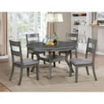 thumbnail image 5 of Furniture of America Gerret Wood Padded Dining Chair in Gray (Set of 2), 5 of 7