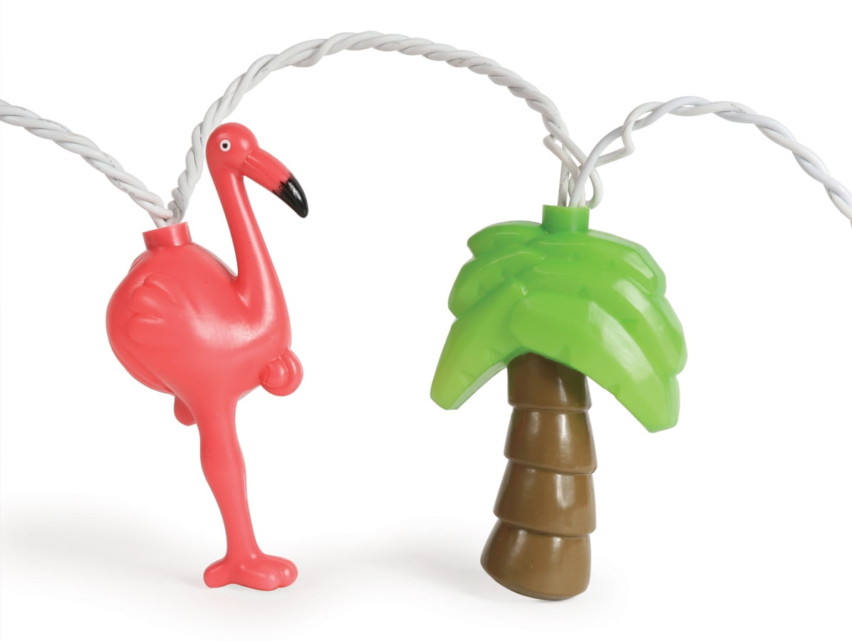Camco Party Lights For Rv Awnings Flamingos Palm Trees Com
