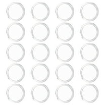 STRANDCHIC 100Pcs Transparent Coin Collection Boxes Single Coin Holders for Home Use