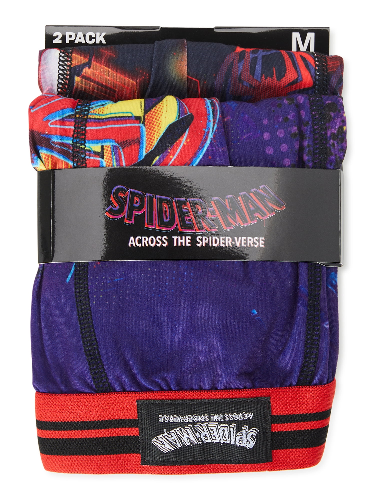 Spider-Man: Across the Spider-Verse Men's Boxer Briefs, 2-Pack
