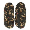 thumbnail image 2 of LazyOne Fuzzy Feet Slippers for Women, Cute Fleece-Lined House Slippers, Chocolate Moose, Non-Skid, 2 of 6