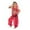 Hot Pink, variant on Girl's Cute Dance Show Belly Dance Sequin Mesh Set,3-4 Years