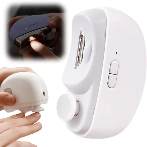 3-in-1 Electric Nail Clippers with Built-in Shavings Collector