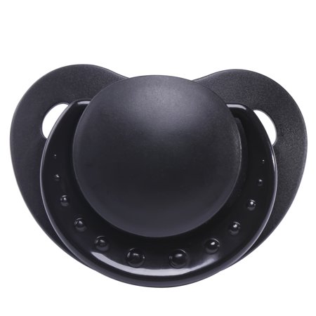 Littleforbig Smallshield Adult Sized Pacifier Black