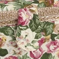 thumbnail image 4 of Sewing Box  Sewing Basket Fabric Floral Printed Sewing Basket Craft Box Household Sundry Storage Organizer With Handle, 4 of 8