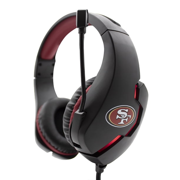 Audifono gamer NFL San Francisco 49s con luz led 100% original