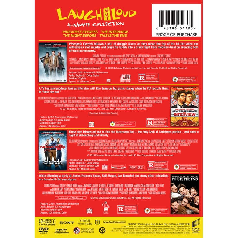 Sony Pictures Entertainment, Laugh Out Loud DVD Pack: Pineapple