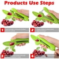 thumbnail image 7 of Cherry Pitters Tool Cherry Pitter Stoner Olive Pitters Tool Cherry Pitter Core Remover with ABS Cover Stainless Steel Construction Space-Saving Lock Design, 7 of 7