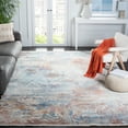 thumbnail image 2 of SAFAVIEH Vintage Persian Thom Abstract Polyester Area Rug, Blue/Beige, 8' x 10', 2 of 8