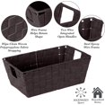 thumbnail image 2 of Panier de Rangement Simplify, Chocolat, 2 of 8