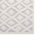 thumbnail image 3 of Modway Morsel Abstract Diamond Lattice 8x10 Shag Area Rug in Ivory and Light Gray, 3 of 7