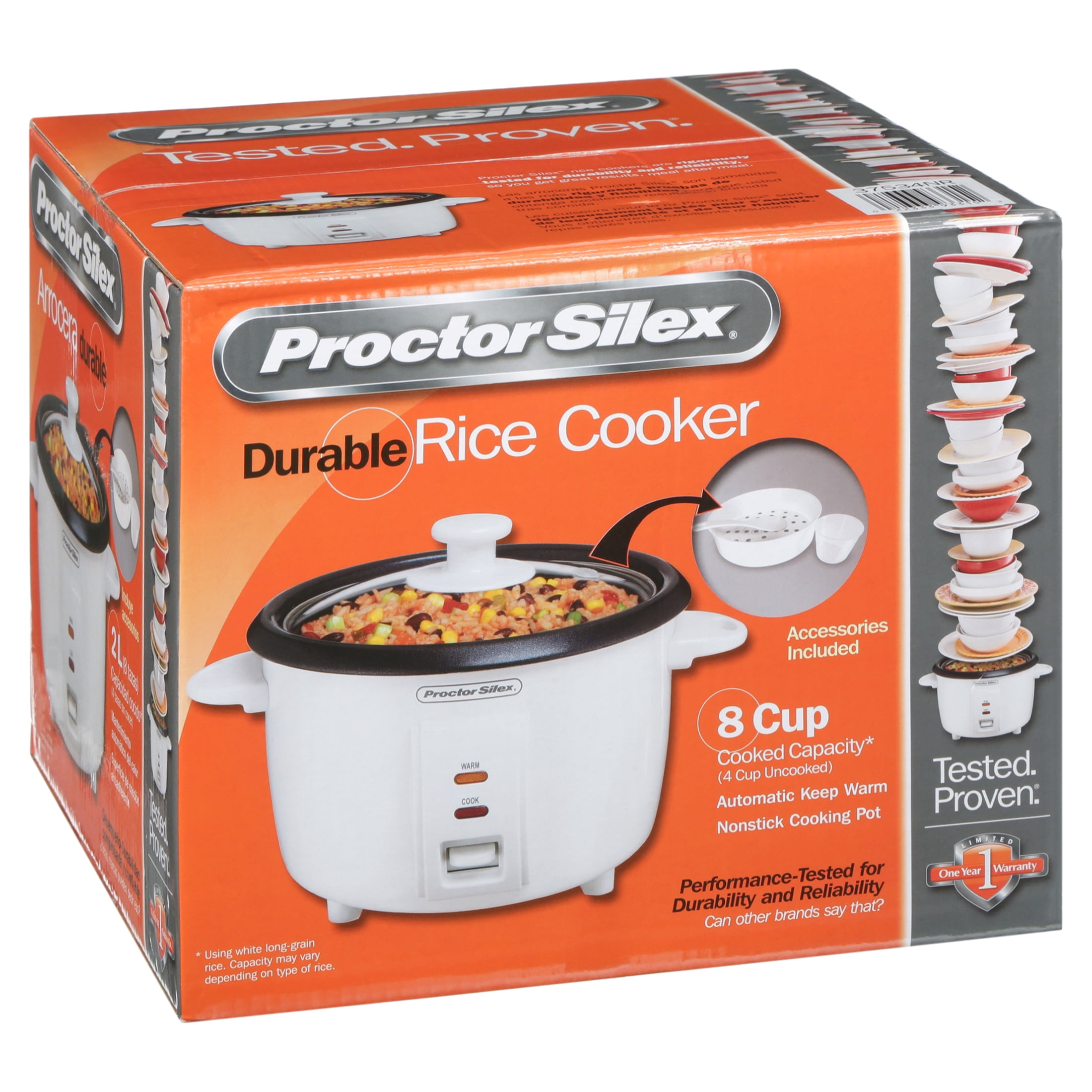 Proctor Silex Durable 8-Cup Rice Cooker - Shop Cookers & Roasters at H-E-B