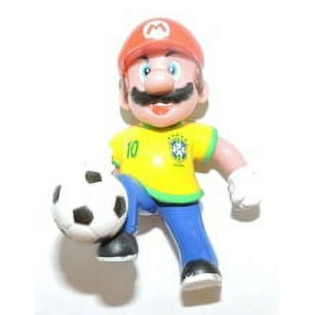 Mario Bros. Mini Brazilian Soccer Figure- Dribble