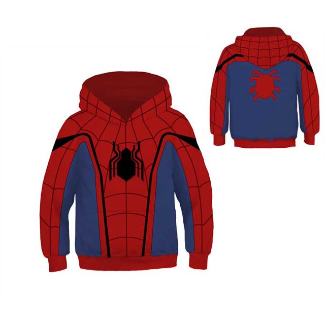 Miniso Superhelden Sudaderas con capucha Kinder Jungen Mädchen Frühling Herbst Sudadera Modo Outwear Jacke Spiderman Trainings anzug 2-8y Kinder mantel