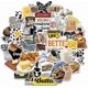 thumbnail image 1 of Cute Food Stickers for Water Bottles, 50Pcs Waterproof Vinyl Stickers for Hydro Flask Laptop Scrapbook, Stickers Pack for Kids, Teens and Adults, 1 of 4