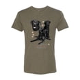 thumbnail image 2 of If It's Not a Black Lab It's Just a Dog Gift | Mens Dog Lover Premium Tri Blend T-Shirt, Military Green, Medium, 2 of 3