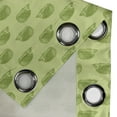 thumbnail image 5 of Ambesonne Hedgehog Grommet Curtain, Spiny Mammals Green, 50" x 54", Pistachio and Lime Green, 5 of 6
