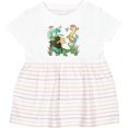 thumbnail image 3 of Inktastic Cute Lizards Hanging out Girls Baby Dress, 3 of 5