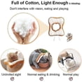 thumbnail image 3 of Adjustable Cat Cone Collar Soft, Cat Recovery Collar, Cute Toast E Collar For Cats After Surgery, Cat Neck Cones To Stop Licking For Cat/kitten/small, 3 of 5