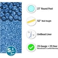 thumbnail image 3 of Swimline LI2752BSU 27 ft. Round Boulder Swirl 52 in. Uni-Bead Liner, 3 of 8
