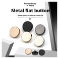thumbnail image 2 of 30PCS Metal Flat Mirror Buttons - Alloy Hand-stitched Fasteners for Suits, Shirts, Overcoats, 2 of 5