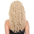 thumbnail image 4 of LUXLUXE Diamond Curly Locs 23 in Long 4X4 Hand Tied Lace Braid Braided Wig, Beauty Heat Resistant Fiber ( Light Blonde), 4 of 8
