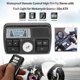 thumbnail image 2 of Motorcycle Audio MP3 Radio Sound System Stereo Speakers Bluetooth Waterproof FM 5 EQ Functions LCD, 2 of 5
