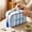 Blue, variant on Empty Mahjong Tile Bag American PVC Clear Mahjong Case Size 166 Waterproof Zippered Storage Tile Holder Rack Bag for Game Lover Gift Travel (Case Only)
