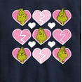 thumbnail image 3 of The Grinch - Grinch Broken Heart Grid  - Toddler & Youth Crewneck Fleece Sweatshirt, 3 of 5