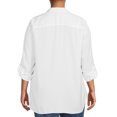 thumbnail image 5 of Terra & Sky Women’s Plus Size Button Front Shirt with Long Sleeves, 5 of 5