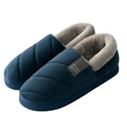 XZNGL Unisex Winter Home Slip Thick Sole Household Warm Warm Warm Plush Slippers