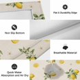 thumbnail image 6 of Cute Lemon Summer Outdoor Rug for Patio/Deck/Porch, Non-Slip Large Area Rug 6 x 9 Ft, Farmhouse Floral Retro Linen Texture Indoor Outdoor Rugs Washable Area Rugs, Reversible Camping Rug Carpet Runner, 6 of 8